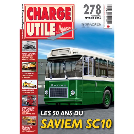 CHARGE UTILE N°278 CHARGE UTILE N°278