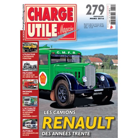 CHARGE UTILE N°279 CHARGE UTILE N°279