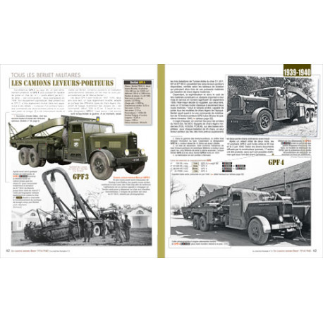 Tous les Berliet Militaires de 1914 à 1940: Volume 1 /les camions Tous-les-berliet-militaires-1914-1940-volume-1-les-camions